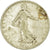 Moneta, Francja, Semeuse, Franc, 1909, Paris, F(12-15), Srebro, KM:844.1