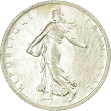 Coin, France, Semeuse, Franc, 1912, Paris, EF(40-45), Silver, KM:844.1