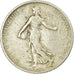 Coin, France, Semeuse, Franc, 1912, Paris, VF(20-25), Silver, KM:844.1