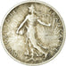 Coin, France, Semeuse, Franc, 1912, Paris, VF(20-25), Silver, KM:844.1