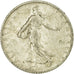 Coin, France, Semeuse, Franc, 1912, Paris, VF(20-25), Silver, KM:844.1