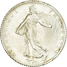 Monnaie, France, Semeuse, Franc, 1916, Paris, SUP, Argent, Gadoury:467, KM:844.1