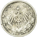 Moneda, ALEMANIA - IMPERIO, 1/2 Mark, 1906, Stuttgart, BC+, Plata, KM:17