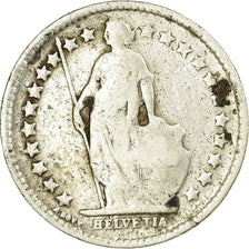 Coin, Switzerland, 1/2 Franc, 1908, Bern, F(12-15), Silver, KM:23