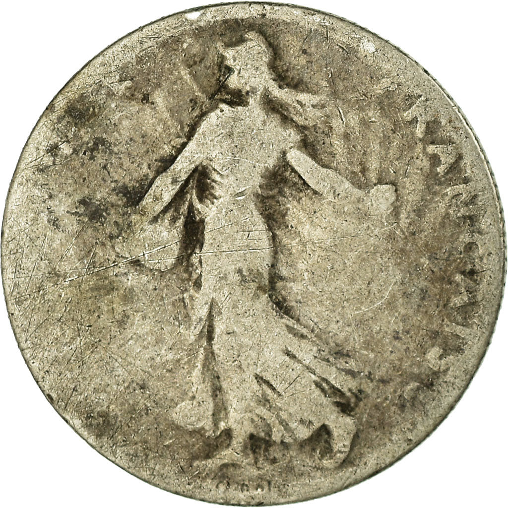 Coin, France, Semeuse, 50 Centimes, 1902, Paris, VF(20-25), Silver, KM:854