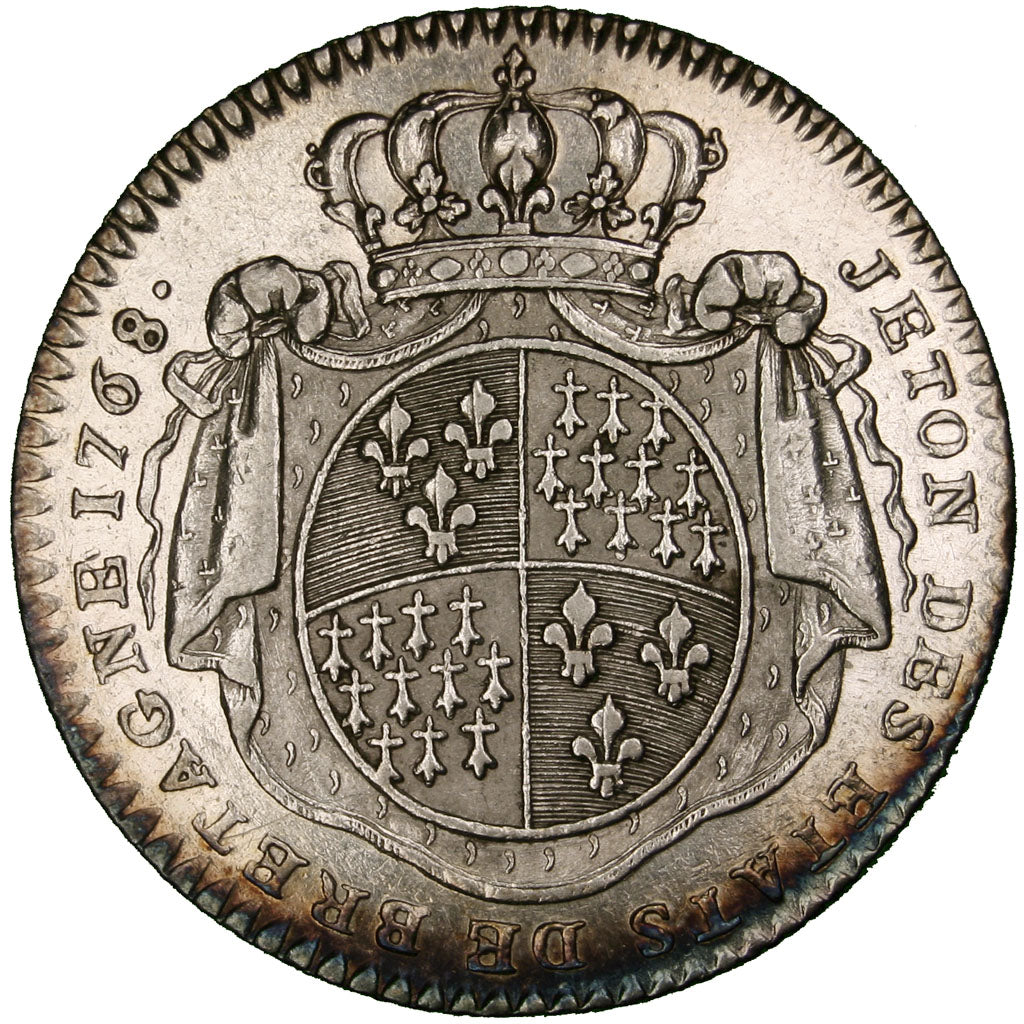 Louis XV, Ville de Rennes, Jeton