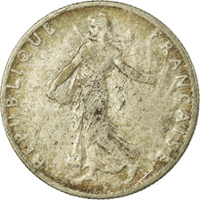 Moneta, Francja, Semeuse, 50 Centimes, 1907, Paris, VF(20-25), Srebro, KM:854