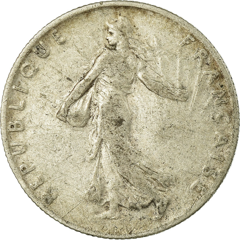 Coin, France, Semeuse, 50 Centimes, 1908, Paris, VF(20-25), Silver, KM:854