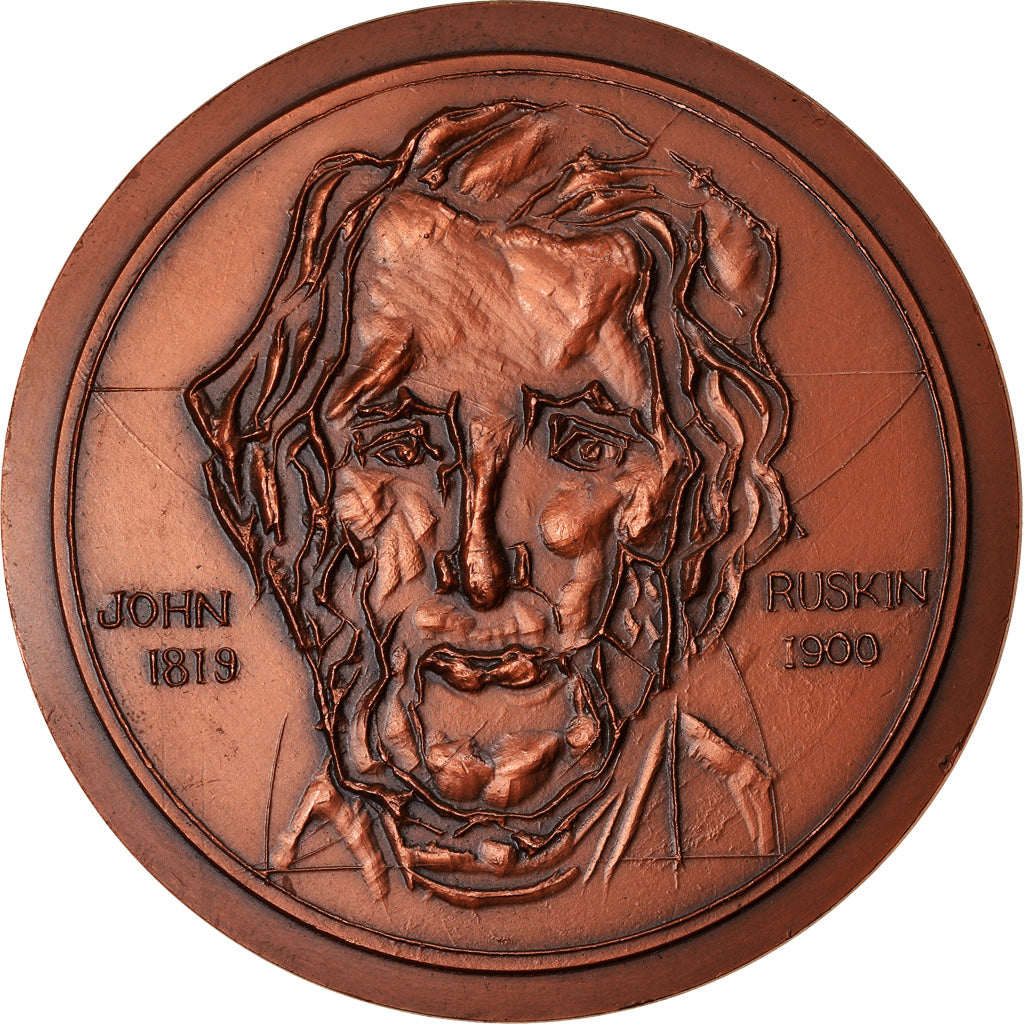 França, Medal, Peinture, John Ruskin, Ecrivain, Artes e Cultura, 1980, MS(63)