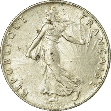 Coin, France, Semeuse, 50 Centimes, 1915, Paris, AU(55-58), Silver, KM:854