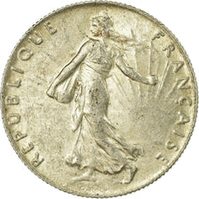 Moneda, Francia, Semeuse, 50 Centimes, 1919, Paris, EBC, Plata, KM:854