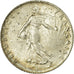 Coin, France, Semeuse, 50 Centimes, 1919, Paris, AU(55-58), Silver, KM:854