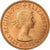 Coin, Great Britain, Elizabeth II, 1/2 Penny, 1965, MS(60-62), Bronze, KM:896