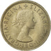Coin, Great Britain, Elizabeth II, Shilling, 1965, MS(60-62), Copper-nickel