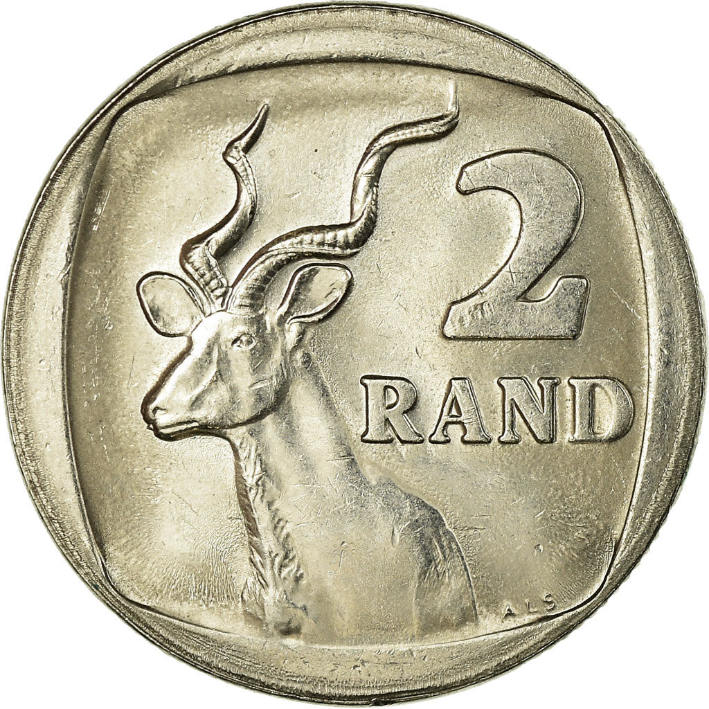 Munten, Zuid Afrika, 2 Rand, 1989, PR, Nickel Plated Copper, KM:139