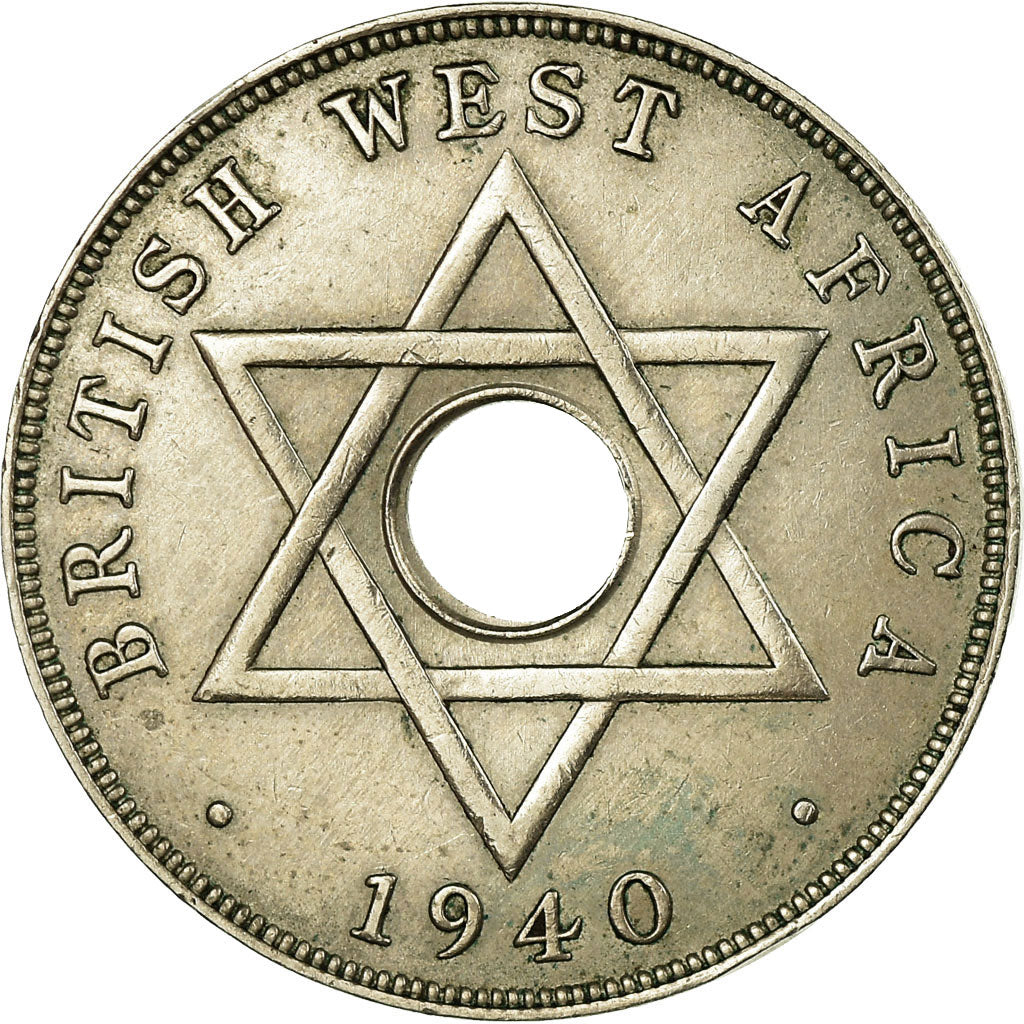 Coin, BRITISH WEST AFRICA, George VI, Penny, 1940, EF(40-45), Copper-nickel