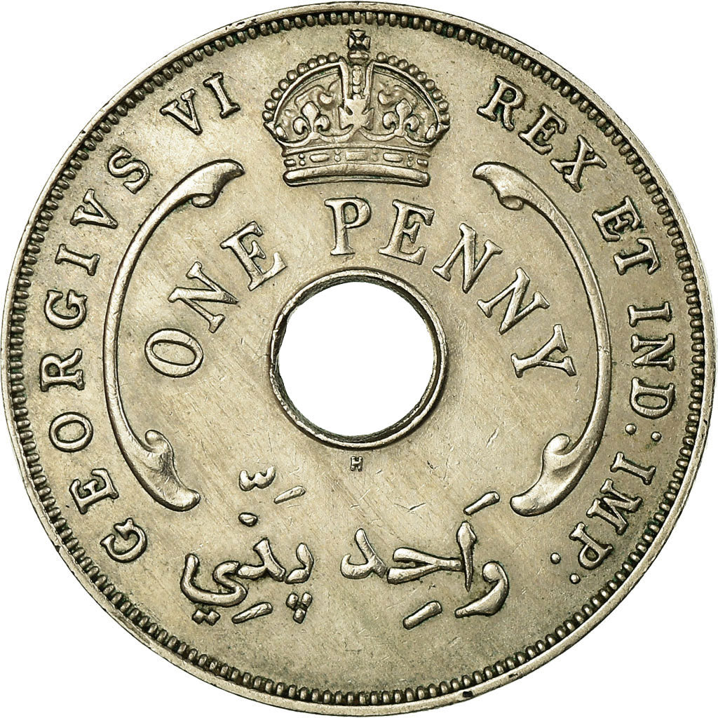 Coin, BRITISH WEST AFRICA, George VI, Penny, 1940, EF(40-45), Copper-nickel