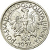 Coin, Poland, 2 Zlote, 1974, Warsaw, MS(63), Aluminum, KM:46