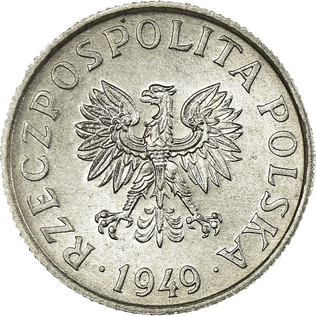Monnaie, Pologne, 2 Grosze, 1949, Warsaw, SUP+, Aluminium, KM:40