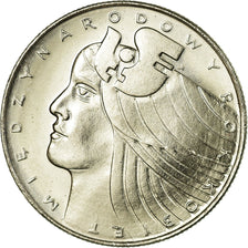 Munten, Polen, 20 Zlotych, 1975, Warsaw, UNC-, Copper-nickel, KM:75
