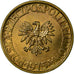 Coin, Poland, 5 Zlotych, 1975, Warsaw, MS(63), Brass, KM:81.1