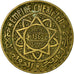 Coin, Morocco, 5 Francs, AH 1365/1946, Paris, EF(40-45), Aluminum-Bronze, KM:E34