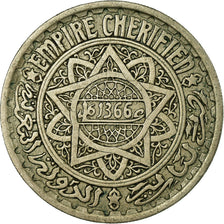 Coin, Morocco, Mohammed V, 20 Francs, AH 1366/1947, Paris, EF(40-45)