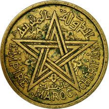 Coin, Morocco, Mohammed V, 2 Francs, AH 1364/1945, Paris, EF(40-45)