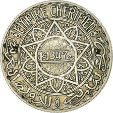 Coin, Morocco, Mohammed V, 5 Francs, 1928/AH1347, Paris, VF(30-35), Silver