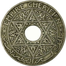 Coin, Morocco, Yusuf, 25 Centimes, 1921, bi-Bariz, Paris, EF(40-45)