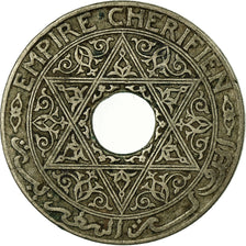 Coin, Morocco, Yusuf, 25 Centimes, 1924, Poissy, EF(40-45), Copper-nickel