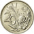 Coin, South Africa, 20 Cents, 1989, AU(50-53), Nickel, KM:86