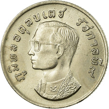 Coin, Thailand, Rama IX, Baht, 1974, AU(55-58), Copper-nickel, KM:100