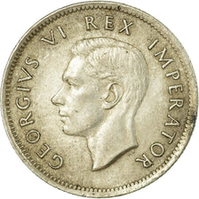 Münze, Südafrika, George VI, Shilling, 1942, SS, Silber, KM:28
