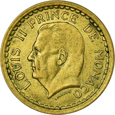 Münze, Monaco, Louis II, Franc, 1943, SS, Aluminum-Bronze, KM:120A