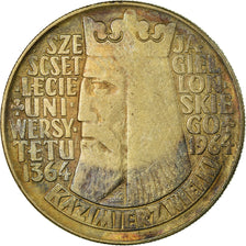 Moneda, Polonia, 10 Zlotych, 1964, BC+, Cobre - níquel, KM:52.1