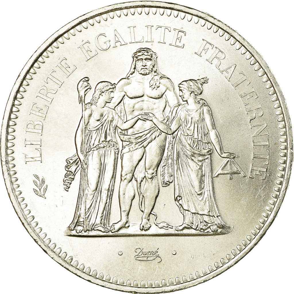 Monnaie, France, Hercule, 50 Francs, 1977, Paris, SUP+, Argent, Gadoury:882