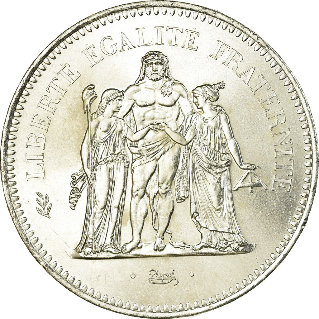 Monnaie, France, Hercule, 50 Francs, 1977, Paris, SUP+, Argent, Gadoury:882