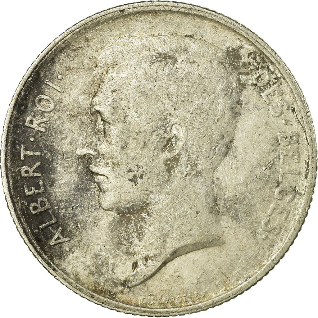 Monnaie, Belgique, 2 Francs, 2 Frank, 1911, B+, Argent, KM:74