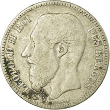 Münze, Belgien, Leopold II, 2 Francs, 2 Frank, 1867, SGE, Silber, KM:30.1