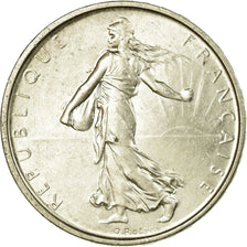 Moeda, França, Semeuse, 5 Francs, 1961, MS(60-62), Prata, KM:926, Gadoury:770