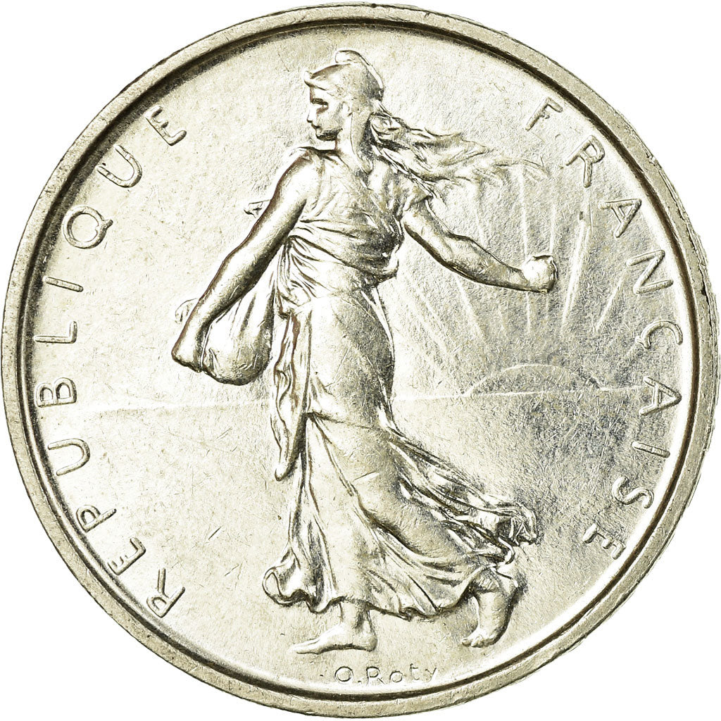 Coin, France, Semeuse, 5 Francs, 1965, MS(60-62), Silver, KM:926, Gadoury:770