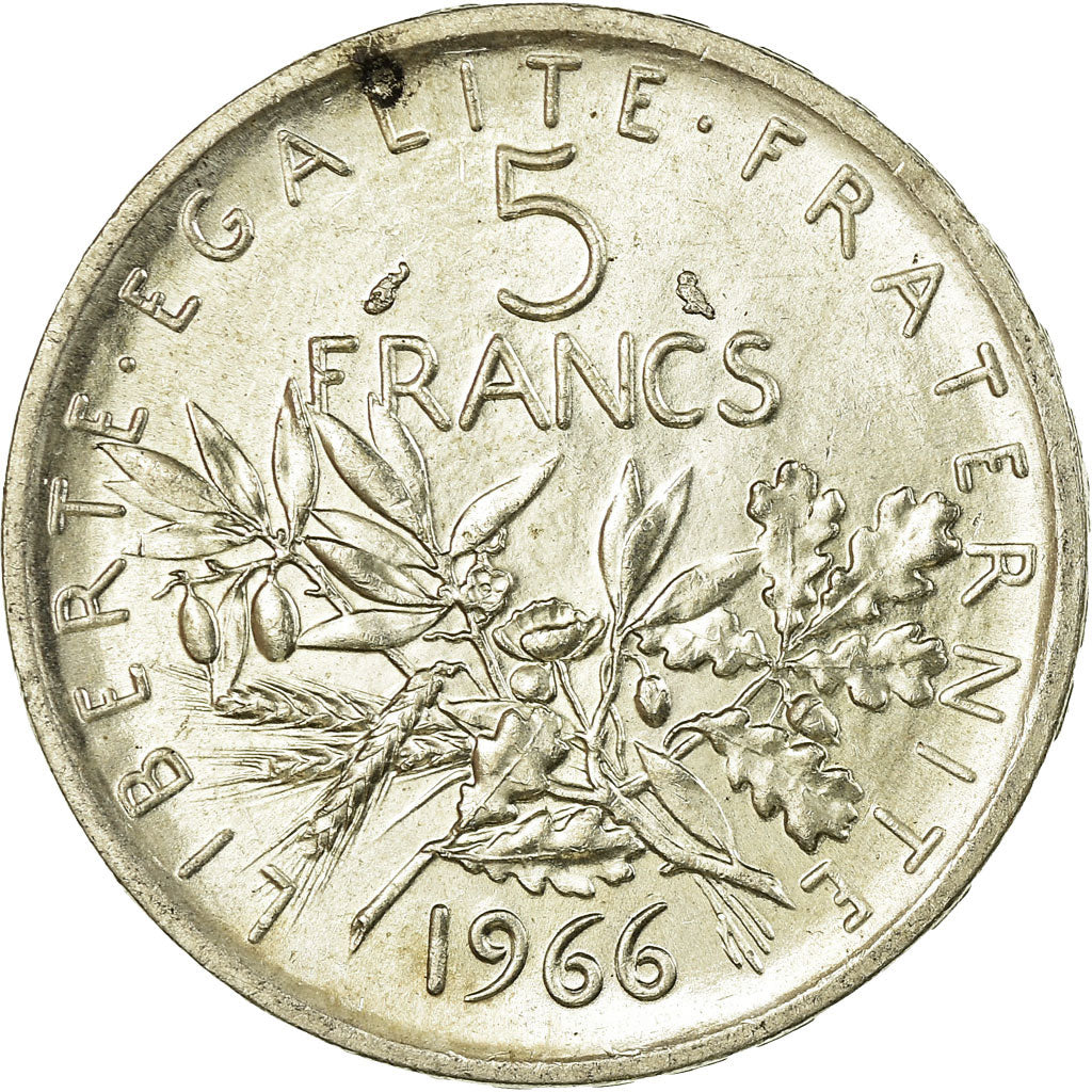 Monnaie, France, Semeuse, 5 Francs, 1966, Paris, SUP, Argent, Gadoury:770