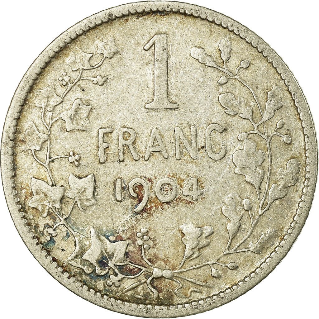 Coin, Belgium, Franc, 1904, F(12-15), Silver, KM:56.1