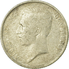 Moneta, Belgia, Franc, 1911, VG(8-10), Srebro, KM:73.1