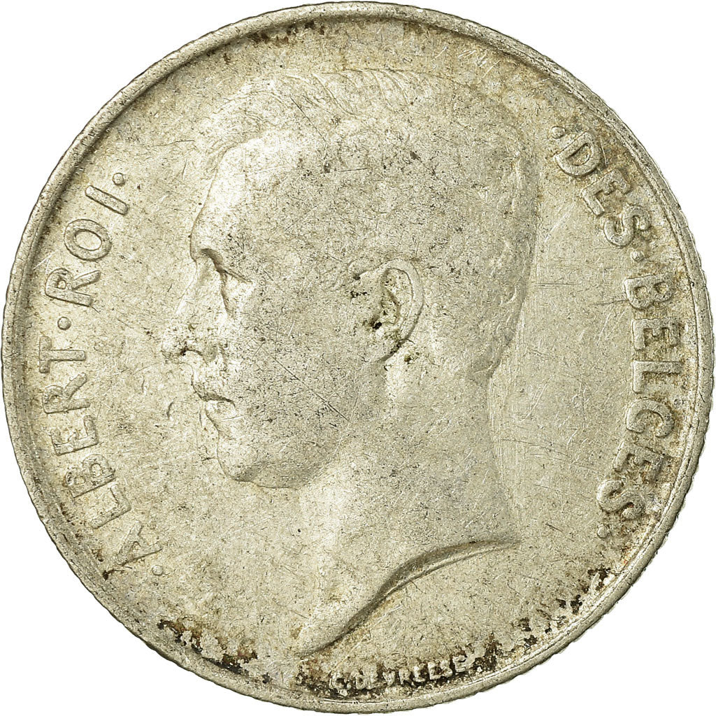 Monnaie, Belgique, Franc, 1912, B, Argent, KM:72