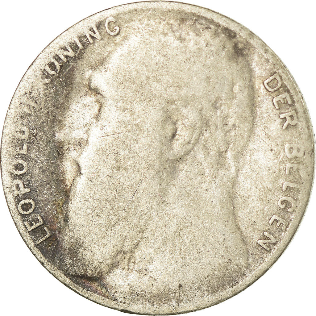 Coin, Belgium, 50 Centimes, 1901, F(12-15), Silver, KM:50