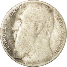 Coin, Belgium, 50 Centimes, 1901, F(12-15), Silver, KM:50