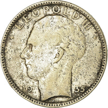 Moneta, Belgio, 20 Francs, 20 Frank, 1935, Warsaw, MB, Argento, KM:105