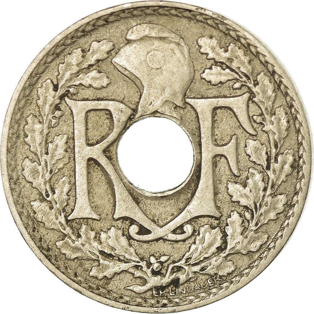 Monnaie, France, Lindauer, 5 Centimes, 1927, Paris, TB+, Copper-nickel